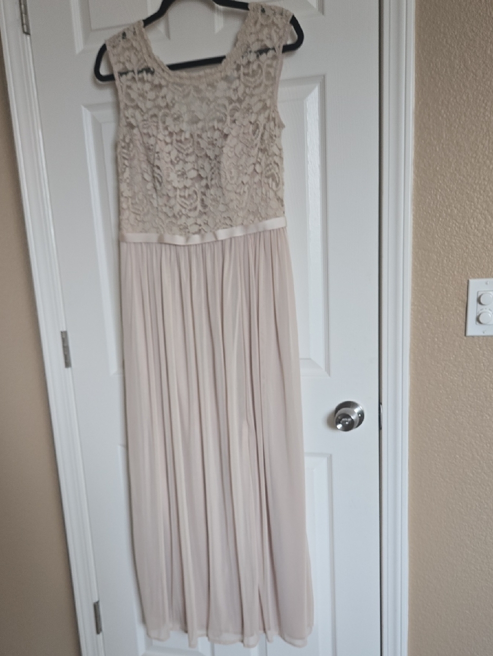 Davids Bridal Lace Detail Dress